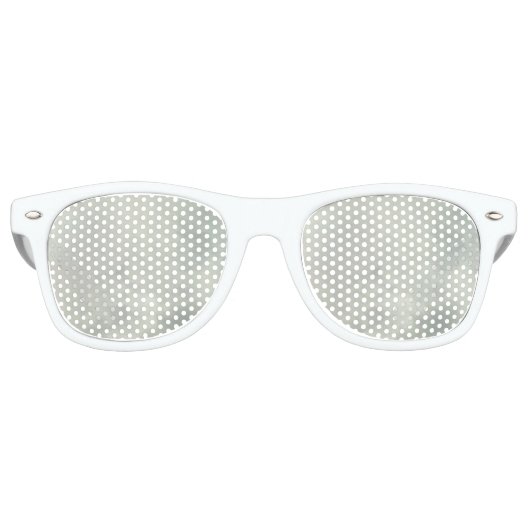 大人のパーティーが白い色をカスタマイズ消す レトロサングラス (正面)