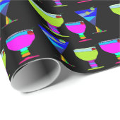 大人のパーティードリンクMartinis芸術的ギフトラップ ラッピングペーパー (ロールコーナー)