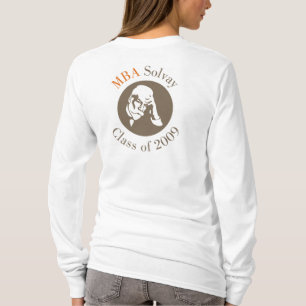 大人のフード付きのスエットシャツ- MBA Solvay Tシャツ