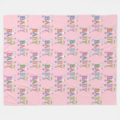 大人のベビーブランケット|夜夜AB | Baby4life フリースブランケット (正面(横))