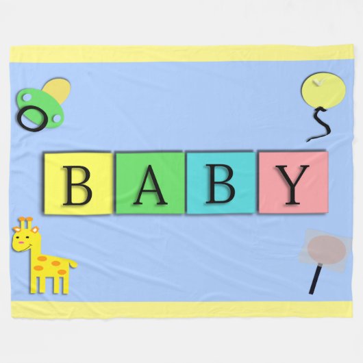 大人のベビー毛布ABDL総括的でかわいい毛布 フリースブランケット (正面(横))