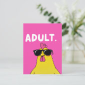 大人のレベル:チキンボス ポストカード (スタンド正面)