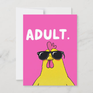 大人のレベル：チキンボス ポストカード