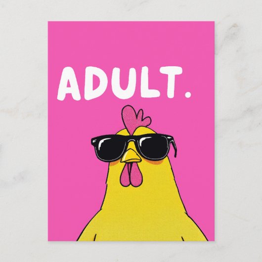 大人のレベル:チキンボス ポストカード (正面)