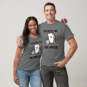大人のロック紙はさみF Tシャツ (ユニセックス)