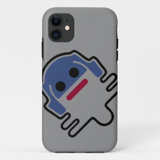 大人の伊知房串クロプキッツ、ジャストオンケース Case-Mate iPhoneケース (裏面)