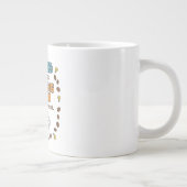 大人の務めは難しいからコーヒーを ジャンボコーヒーマグカップ (右)