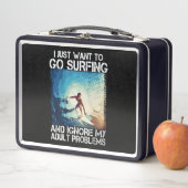 大人の問題を無視してサーフィンに行きたい メタルランチボックス (インサイチュ)