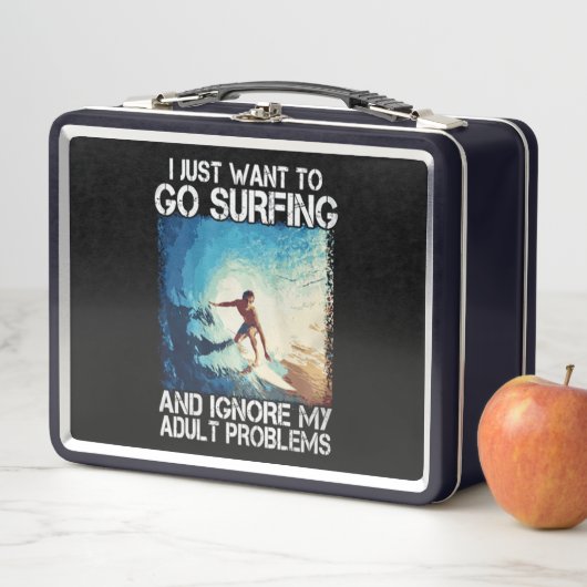 大人の問題を無視してサーフィンに行きたい メタルランチボックス (インサイチュ)
