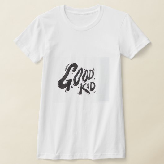 大人の女の子のための良いキッドシャツ Tシャツ (レイダウン)