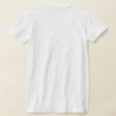 大人の女の子のための良いキッドシャツ Tシャツ (レイダウン裏面)