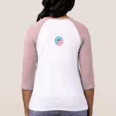 大人の女の赤ちゃん Tシャツ (裏面)