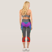 大人の女性のためのキャプリスレギンスの衣装 カプリレギンス (裏面)