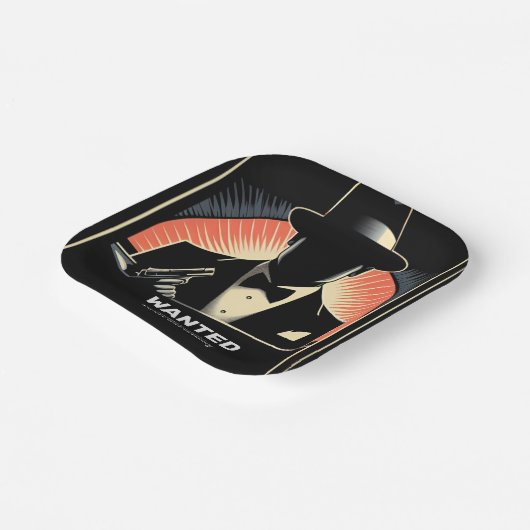 大人の子供から90年代の少年レトロマフィア10誕生日 ペーパープレート (傾斜あり)