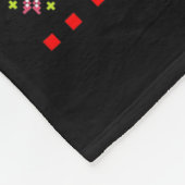 大人の子供のための恐竜の醜いクリスマス フリースブランケット (角)