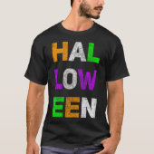 大人の子供のための時代のないハロウィーンのクール衣装H Tシャツ (正面)