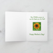 大人の息子から母へ：「私は良い男だから。 カード (内部)