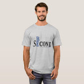 大人の灰色のワイシャツ Tシャツ (正面フル)