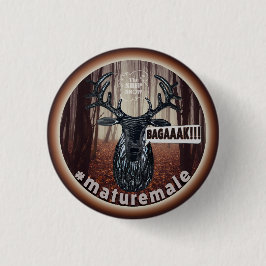 大人の男性 缶バッジ