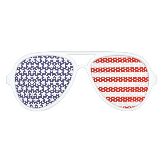 大人の眼鏡用パーティーシェード アビエーターサングラス (正面)