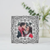 大人の着色:パーソナライズされたクリスマスカード シーズンカード (スタンド正面)