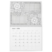 大人の色、自分のカレンダーに色を付ける カレンダー (3月 2026)