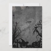 大人の衣装とカクテルハローウィンパーティ 招待状 (裏面)