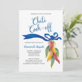 大人の誕生日の招待状を離れた唐辛子の調理師 招待状 (スタンド正面)