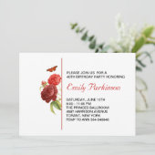 大人の誕生日の招待 招待状 (スタンド正面)