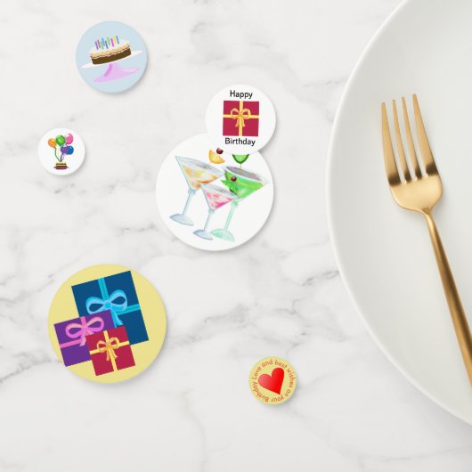 大人の誕生日カクテルパーティー コンフェッティ (グループ)