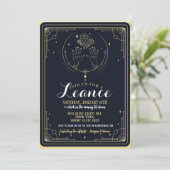 大人の誕生日パーティー 招待状 (スタンド正面)