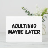 大人の責任は後でいいや 招待状 (スタンド正面)