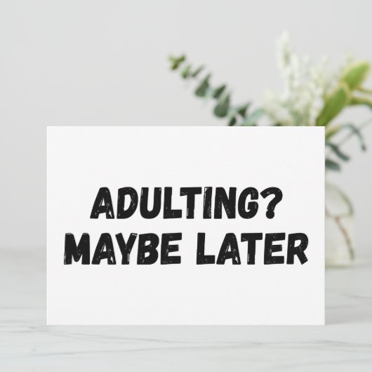 大人の責任は後でいいや 招待状 (スタンド正面)