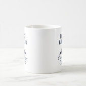 大人の責任を忘れてキャンプ コーヒーマグカップ (中央)