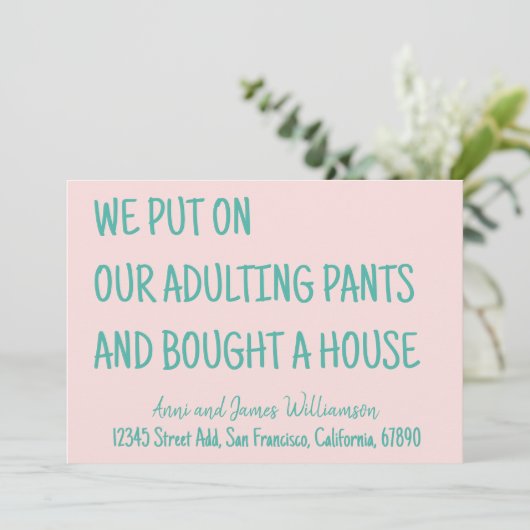 大人の責任を背負って家を買いました 案内状 (スタンド正面)