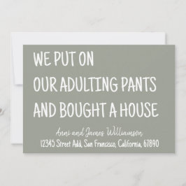 大人の責任を背負って家を買いました A 案内状