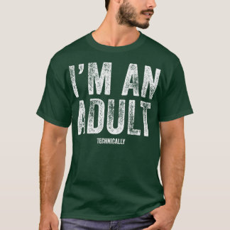大人の18おもしろい番目の誕生日 Tシャツ