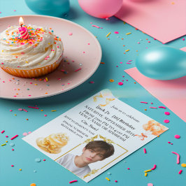 大人への第一歩!18歳の誕生日パーティー招待状 招待状