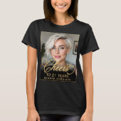 大人への第一歩、21歳の誕生日パーティーフォト Tシャツ (正面)