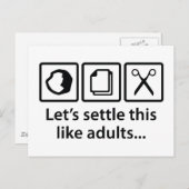 大人みたいに決着をつけよう… ポストカード (正面/裏面)