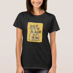 大人も子供も使える素晴らしい猫の袋のイディオムのコスチューム Tシャツ