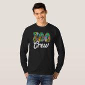 大人も子供も楽しめるサファリ・野生動物のZoo Crew Tシャツ (正面フル)