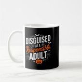 大人らしくハロウィン仮装 コーヒーマグカップ (左)