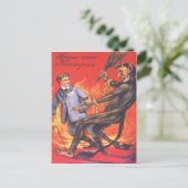 大人を罰するクランプス ポストカード (スタンド正面)