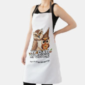 大人エプロン：私のパパ私の古い私（白） エプロン (インサイチュ)
