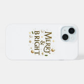 大人エレガントなMerry & Bright iPhoneケース iPhone 15ケース (裏面横)