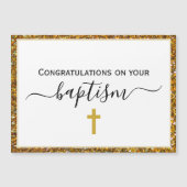 大人エレガント洗礼磁気カード (正面)