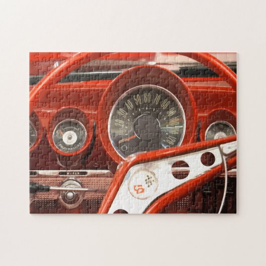 大人クール向けメンズクラシックパズル車ジグソー ジグソーパズル (横)