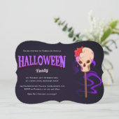 大人コスチューム&カクテルスカルハローウィンパーティ 招待状 (スタンド正面)