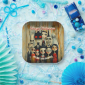 大人コンテンポラリーハローウィンパーティ ペーパープレート (パーティー)